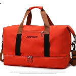 Large Capacity Travel Gym Bag Waterproof Design  Clean Vanilla Store
