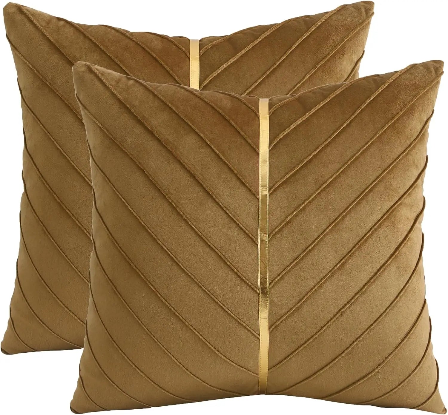 Luxury Velvet Pillow Covers 18x18 Pack of 2