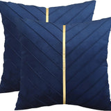 Luxury Velvet Pillow Covers 18x18 Pack of 2
