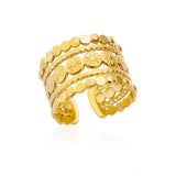 Minimalist Stainless Steel Geometric Rings for Women