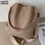 Vintage Crocodile Pattern Crossbody Bag for Women  Clean Vanilla Store