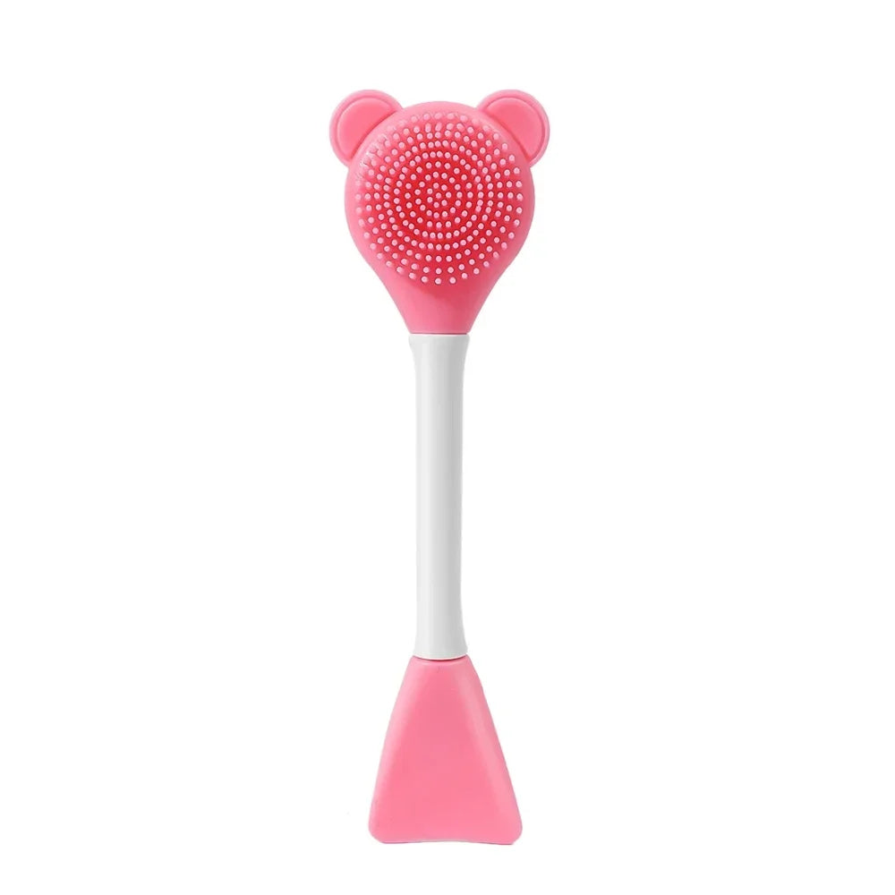 Double Head Silicone Facial Mask Brush Applicator