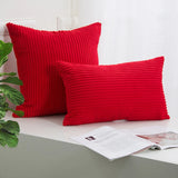 Corduroy Striped Cushion Cover 30x50cm Soft Case