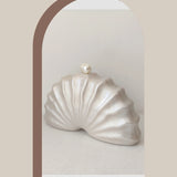 Original Shell Half Room Beaded Bag Clutch