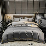 Svetanya Embroidery 100% Egyptian Cotton Bedding Set 4pcs