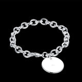 New High Quality 925 Sterling Silver Twisted Rope Bracelet