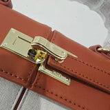 2025 JW PEI Trapezoidal Leather Women's Bag Crossbody