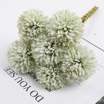 Elegant Hydrangea Artificial Flowers Bouquet  Clean Vanilla Store