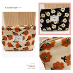 New Small Women's Cosmetic Bag with Floral Design  Clean Vanilla Store