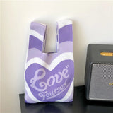 Designer Plaid Woven Shoulder Bag Tote Chic