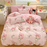 Kuromi Melody Cartoon Duvet Cover Kids Bedding Set