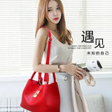 Large Capacity Lychee Pattern Crossbody Bag