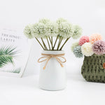 Elegant Hydrangea Artificial Flowers Bouquet  Clean Vanilla Store