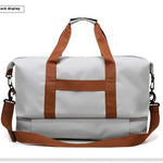 Large Capacity Travel Gym Bag Waterproof Design  Clean Vanilla Store
