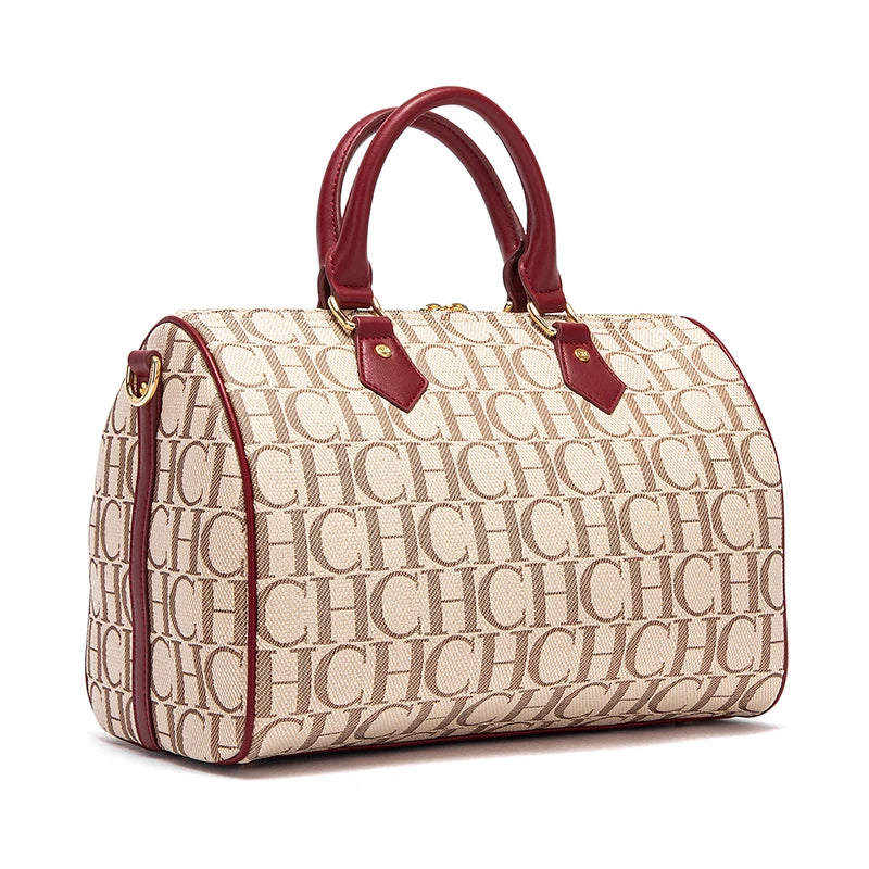 CHCH Women's Pillow Bag Boston Handbag - Brown