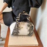 MOODS Designer Luxury Crocodile Pattern Bag