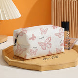 Ladies Corduroy Octagon Cosmetic Bag for Travel