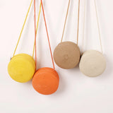 Summer Woven Straw Crossbody Bag for Women