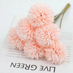 Elegant Hydrangea Artificial Flowers Bouquet  Clean Vanilla Store