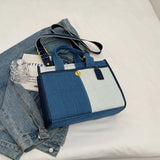 Large Capacity Handbag for Women 2024, Denim Tote