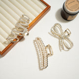 2025 Golden Shiny Crab Claw Hair Clip for Women