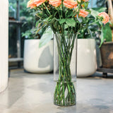 Tall Clear Acrylic Shatterproof Flower Vase