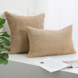 Corduroy Striped Cushion Cover 30x50cm Soft Case