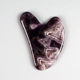 Heart Guasha Stone Rose Quartz Massage Tool for Skin