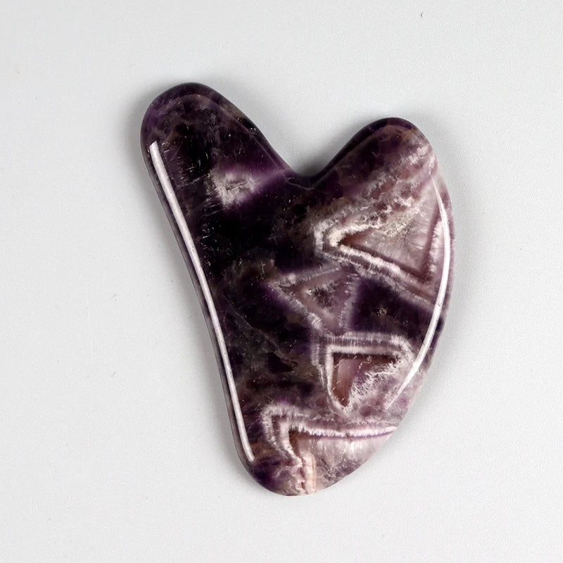 Heart Guasha Rose Quartz Massage Tool for Skin