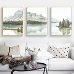 Minimalist Apple Tree Canvas Art Set for Home Decor 3Pcs/Set  Clean Vanilla Store