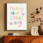 Maximalist Colorful Pink Love Poster Print Decor  Clean Vanilla Store
