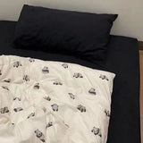 INS Gentle Pink Rose Bedding Set for Girls Women Kawaii 4 pcs