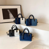 Patchwork Colorblock Mini Handbags for Women