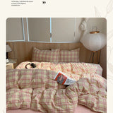 Nordic Sling Cotton Pink Stripes Duvet Cover 150x200