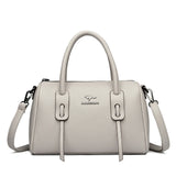 Genuine Soft Leather Vintage Shoulder Tote Bag