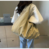 Casual Large Capacity Retro Drawstring Crossbody Bag