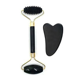 2PC Natural Jade Gua Sha Face Lift Massage Tools