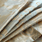 Floral Jacquard Satin Duvet Cover Set, 3 Piece