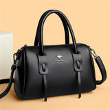 Genuine Soft Leather Vintage Shoulder Tote Bag