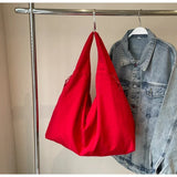 Casual Large Capacity Retro Drawstring Crossbody Bag