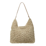 Large Capacity Women Straw Tote Bag Summer Beach