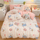 Kuromi Melody Cartoon Duvet Cover Kids Bedding Set