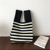 Designer Plaid Woven Shoulder Bag Tote Chic