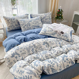 3-Piece Cartoon Heart Plant Floral Print Set