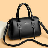 Genuine Soft Leather Vintage Shoulder Tote Bag