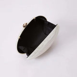 Acrylic Clutch Egg Purse with Chain for Women