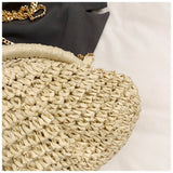 2024 Summer Straw Weaving Crossbody Bag - Shell Design