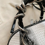 MOODS Designer Luxury Crocodile Pattern Bag