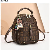 Large Capacity Lychee Pattern Women’s Shoulder Bag