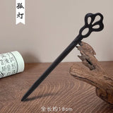 New Women Fashion Simple Black Wood Hairpin